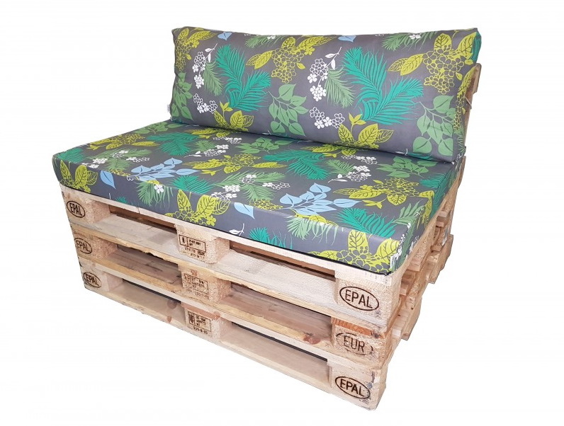 Set polstrování se zipem na pohovku z palet 120 x 80 cm